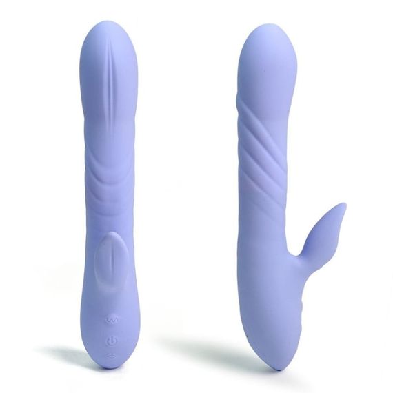 Вибратор кролик с ротацией и фрикциями Sweet Em лавандовый sexstyle