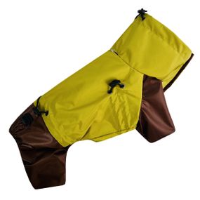 Дощовик з фіксаторами гірчично шоколадний M-122