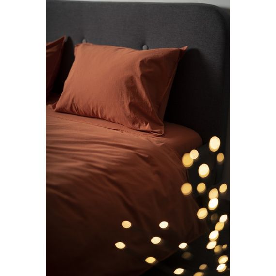 Комплект постельного белья SoundSleep Stonewash Adriatic евро orange кирпичный | Зображення 1