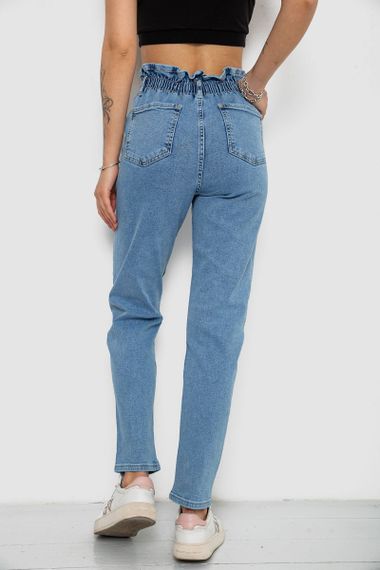 Джинси жіночі Mom-fit, колір блакитний, 244R1640S20 | Зображення 3