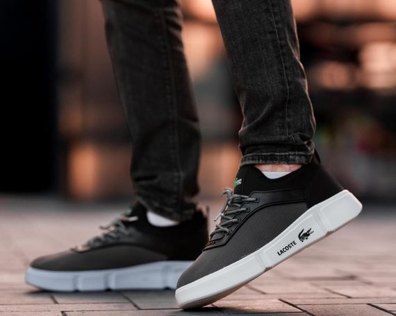 Чоловічі кросівки Lacoste Grey | Зображення 2