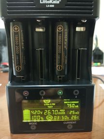 Зарядное устройство зарядка для аккумулятора 18650 и других 4 ячейки дисплей тестирование ёмкости LiitoKala