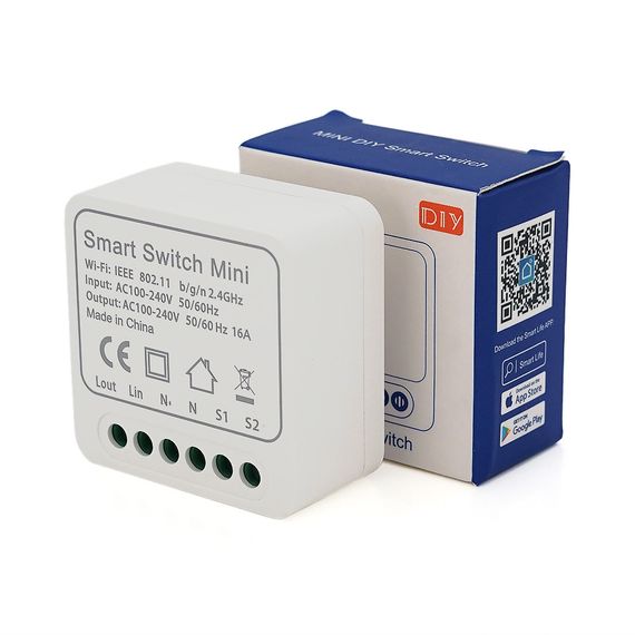 Бездротове YOSO Wifi реле Smart W-Relay-01 AC220V(16A/3.5 кВт) Tuya | Зображення 1
