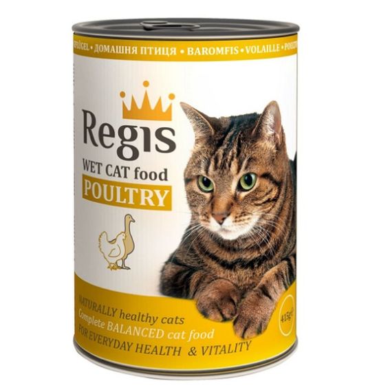 Regis Вологий корм для  котів з птицею, 415г