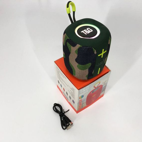 Хорошая bluetooth колонка, Качественная bluetooth колонка Блютуз с разноцветной подсветкой KG-41 | Зображення 6