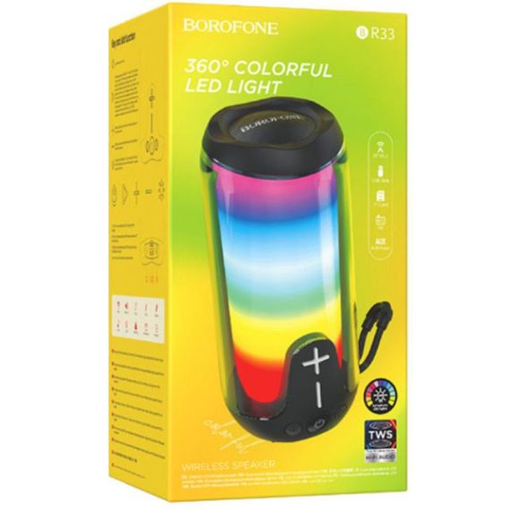 Bluetooth Колонка Borofone BR33 Pulse color sports | Зображення 2