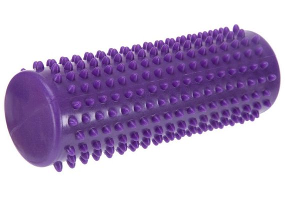 Масажний циліндр EasyFit Spindle із шипами фіолетовий (EF-1070-V)