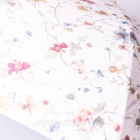 Класична парасолька-тростина напівавтомат з поліестеру 7 спиць діаметр 99 см Бежева HP-23-7BE | Зображення 2