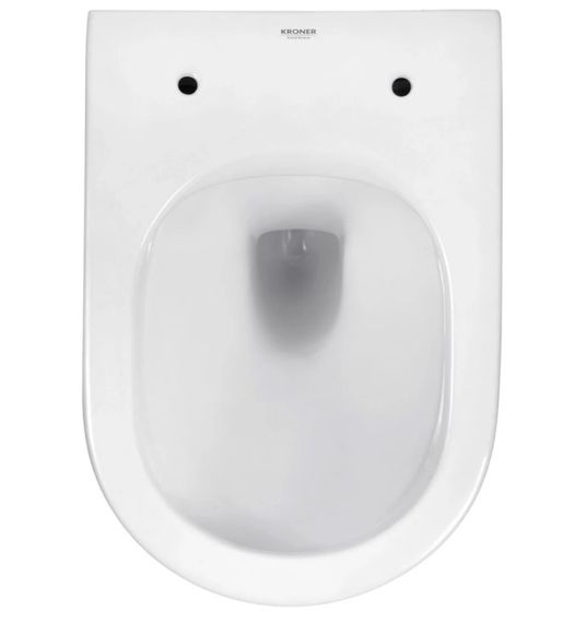 Унітаз підвісний безобідковий Kroner Armada WHI513636 RIMLESS з сидінням Slim Duroplast / Soft-close / Quick relase (KA513636WHIR) (CV029610) | Зображення 7