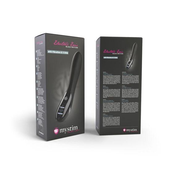 Вібратор з електростимуляцією Mystim Electric Eric eStim Black, міостимулятор | Зображення 8