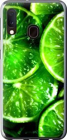 Чохол на Samsung Galaxy A20e A202F Зелені часточки лимона "852u-1709-2448"