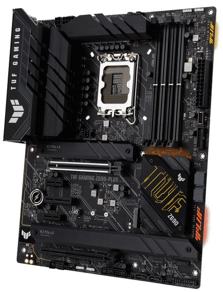 Материнcька плата ASUS TUF GAMING Z690-PLUS s1700 Z690 4xDDR5 M.2 HDMI DP ATX (90MB1AV0-M0EAY0) | Зображення 2