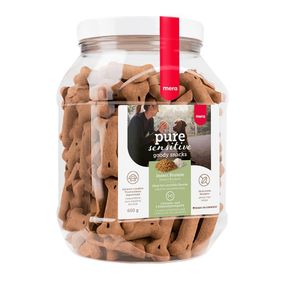 Ласощі для чутливих собак печиво з протеїном комах MERA pure sensitive snacks Insect Protein 600 г