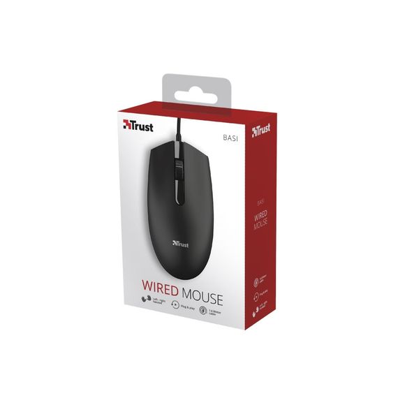 Мишка Trust Basi USB Black (24271) | Зображення 9