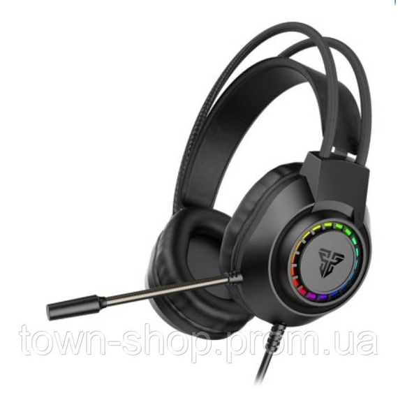 Игровые наушники с микрофоном Fantech HQ55 PORTAL, 7.1-Channel, RGB, Black, Color Box