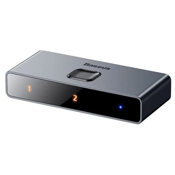Переходник HUB Baseus Matrix HDMI Splitter (CAHUB-BC0G) Space Gray | Зображення 1
