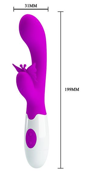 Вібратор серії Pretty Love - BUTTERFLY KISS, BI-014927 Sex Aura | Зображення 5