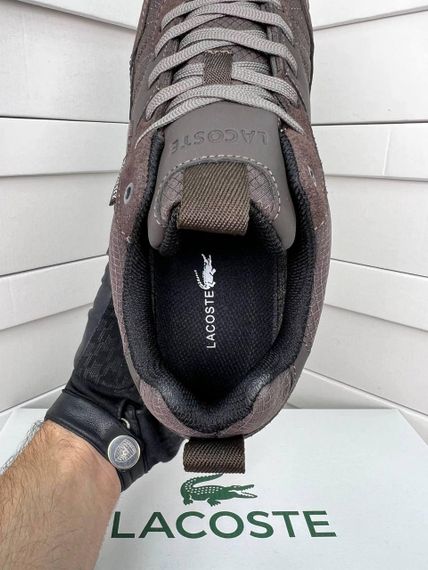 Кросівки чоловічі Lacoste Urban Breaker GTX Brown Beige весна / осінь А4661 44 28 | Зображення 5