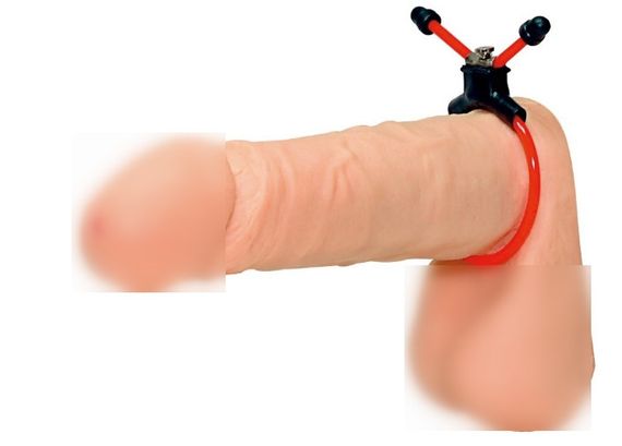 Эреционная петля Red Sling Penisring sexstyle | Зображення 3