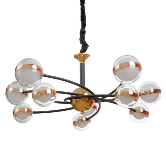 Люстра молекула подвесная LED 90W WW+NW+CW BK+GD (BL-796S/10) | Зображення 4