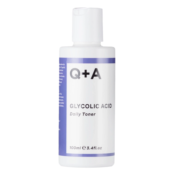 Тонер для лица с гликолевой кислотой Q+A Glycolic Acid Daily Toner (100 ml)
