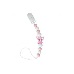Цепочка для пустышки "Коала" MGZ-0521(Pink) силиконовая