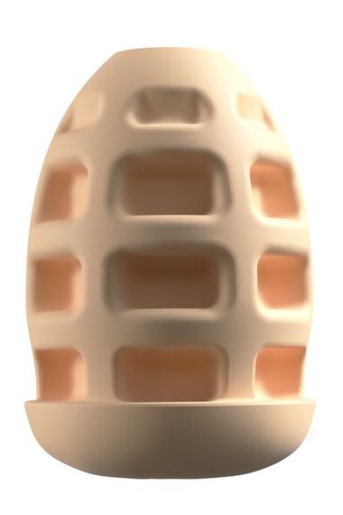 Кишеньковий мастурбатор Alive Mini Shot Experience бежевий Sex Aura | Зображення 2