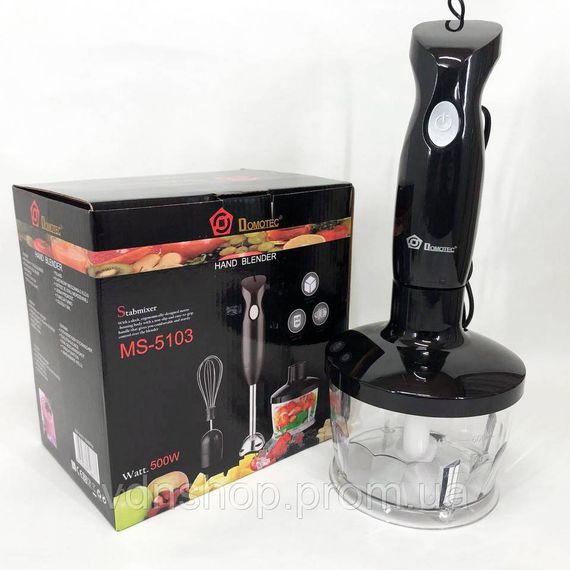 Блендер кухонний занурювальний з чашею DOMOTEC, Блендер для дитячого харчування пюре TP-68 | Зображення 5