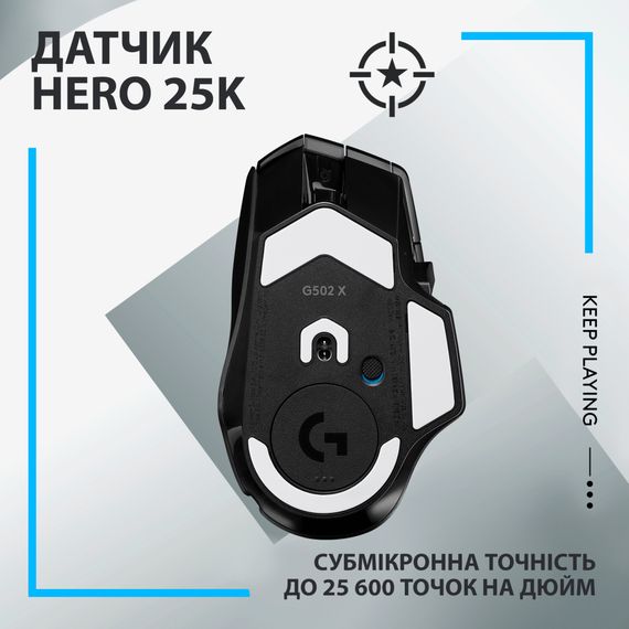 Мишка Logitech G502 X Lightspeed Wireless Black (910-006180) | Зображення 3