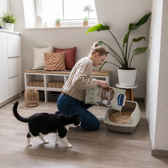 Наповнювач деревний Biokats для котячого туалету Organic Care 30л/11,4кг | Зображення 7