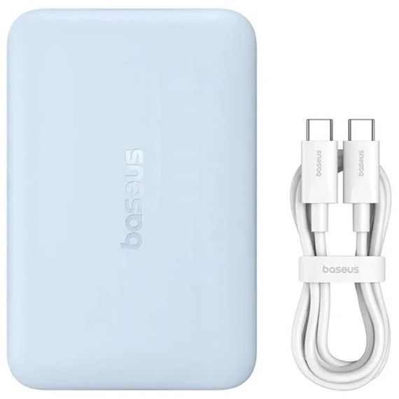 Портативний ЗП Power Bank Baseus EnerFill FM11 Ultra-Mini 22.5W з БЗП 10000mAh (PPFM11-1022) Galaxy Blue | Зображення 4