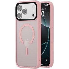 TPU+PC чохол Metal Buttons with MagSafe Colorful для Apple iPhone 17 Pro Max (6.9") Зелений / Dark Green Рожевий / Pink