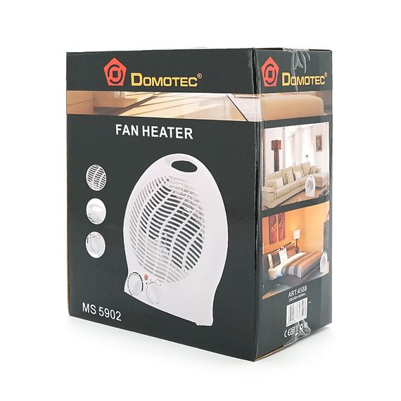 Тепловентилятор спіральний MS-5902, 2000 Вт, 3 режими Cold air/1000/2000Вт, Box | Зображення 1