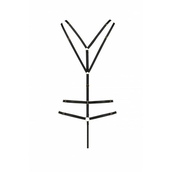 Відкритий боді зі стреп Passion Exclusive MEGGY L/XL, black | Зображення 5