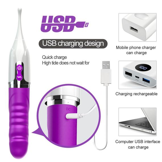 Вибростимулятор Stimulator clitoris, USB Magnetic charging, 7 Frequency sexstyle | Зображення 15