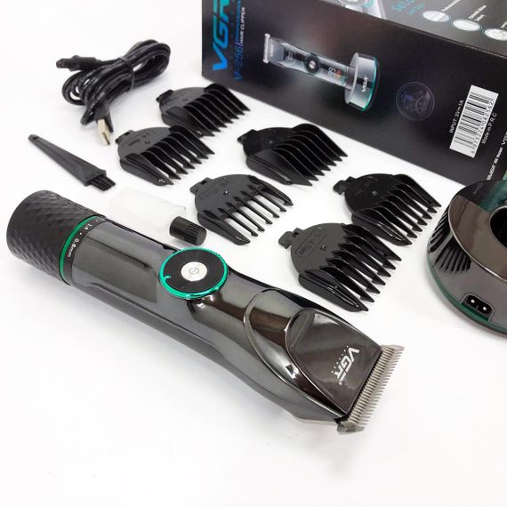 Набір для видалення волосся із зарядним пристроєм VGR Машинка для стрижки волосся професіоналів LS-22 | Зображення 1