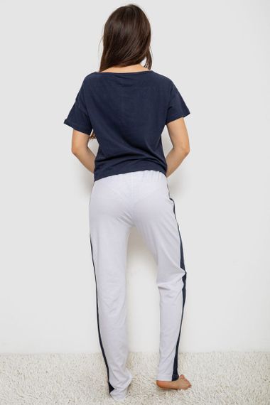 Пижама женская  -уценка, цвет синий, 243R1488-005-U-14 | Зображення 3