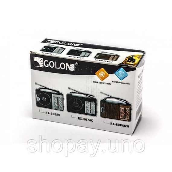 Радіоприймач GOLON RX-606 | Зображення 1