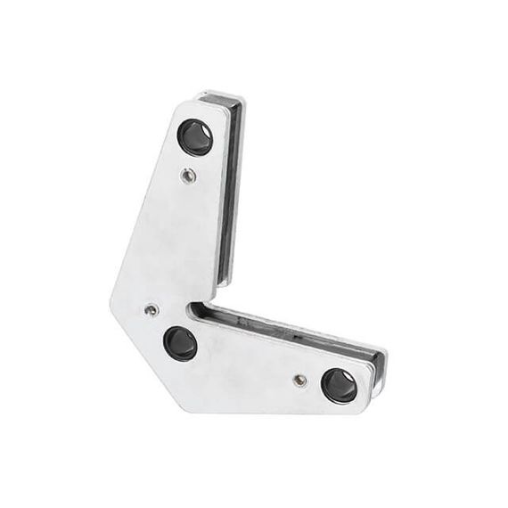 Кутник магнітний для зварювання, 15°, 60°, 90°, 120°, 165°, 11 кг, 75×85 мм INTERTOOL MW-0007 | Зображення 1