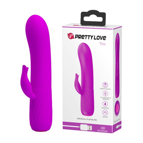 Вібратор - Pretty Love Tim Vibrator Purple Sex Aura