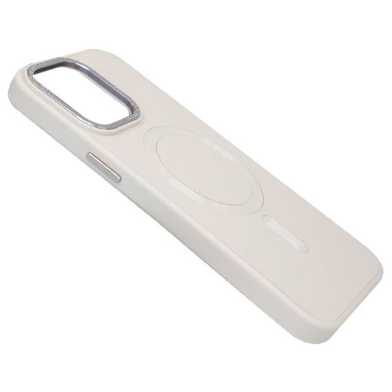 Шкіряний чохол Bonbon Leather Metal Style with MagSafe для Apple iPhone 13 Pro Max (6.7") | Зображення 2