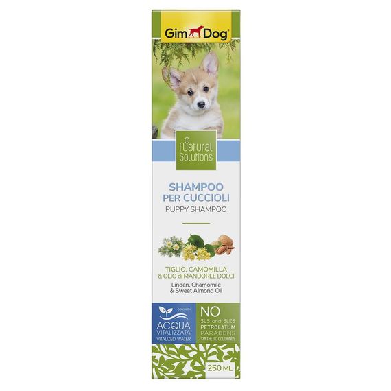 GimDog Natural Solutions шампунь для регулярного догляду за шерстю цуценят, 250 мл