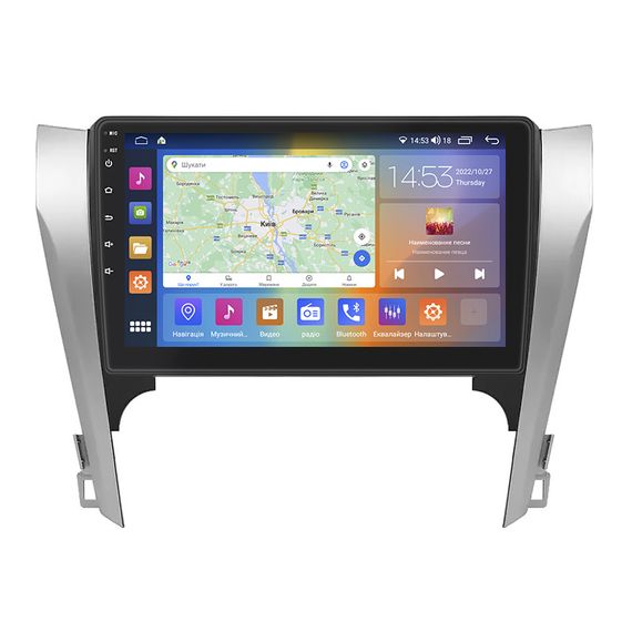 Штатная магнитола 10" Lesko для Toyota Camry VII (XV50) 2011-2014 2/32Gb CarPlay 4G Wi-Fi GPS Prime Тойота