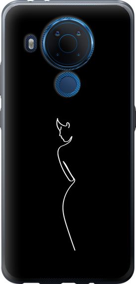 Чехол на Nokia 5.4 Силуэт1 "4590u-2279-17620"