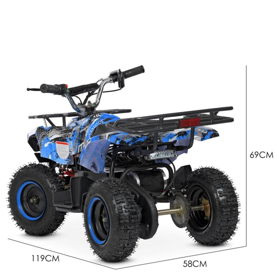 Дитячий електромобіль Квадроцикл Bambi HB-ATV800AS-4 Синій | Зображення 6