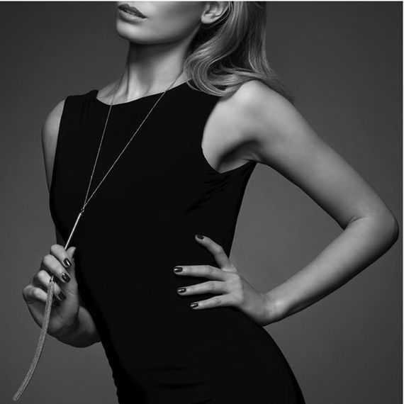 Цепочка-плеть на шею Bijoux Indiscrets MAGNIFIQUE Necklace Whip - Gold, украшение для тела | Зображення 3