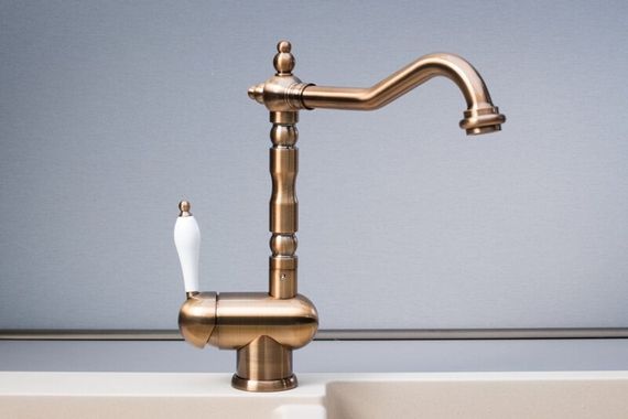 Кухонний змішувач Fabiano FKM 37 Brass Antique 8232.403.0343 | Зображення 3