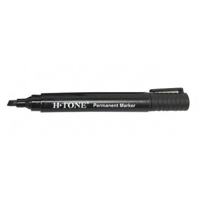 Маркер H-Tone водостойкий 1-5 мм, клин. наконечник. черный (MARK-PER-HTJJ20523-B) - Топ Продаж! | Зображення 1