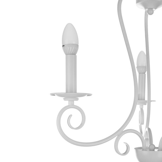Люстра подвесная свеча E14 40W WH (BKL-589S/3) | Зображення 4