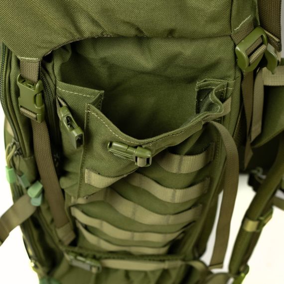 Рюкзак Tramp Defender 75л оливковий тактичний, великий туристичний рюкзак трамп із Molle | Зображення 8